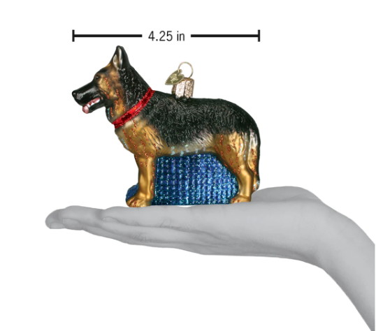 German Shepherd Ornament - Old World Christmas (Copy)