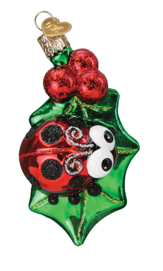 Holly Ladybug - Old World Christmas