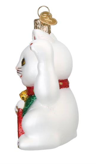 Lucky Cat Ornament - Old World Christmas