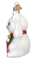 Load image into Gallery viewer, Lucky Cat Ornament - Old World Christmas
