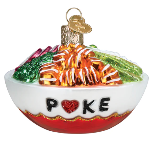 Poke Bowl Ornament - Old World Christmas