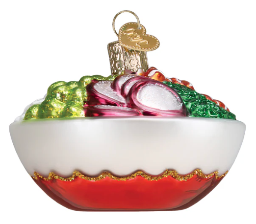 Poke Bowl Ornament - Old World Christmas