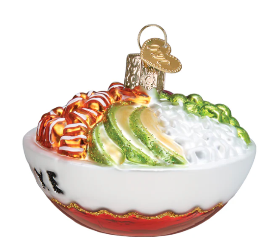 Poke Bowl Ornament - Old World Christmas