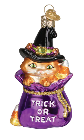 Trick or Treat Kitty Ornament - OWC