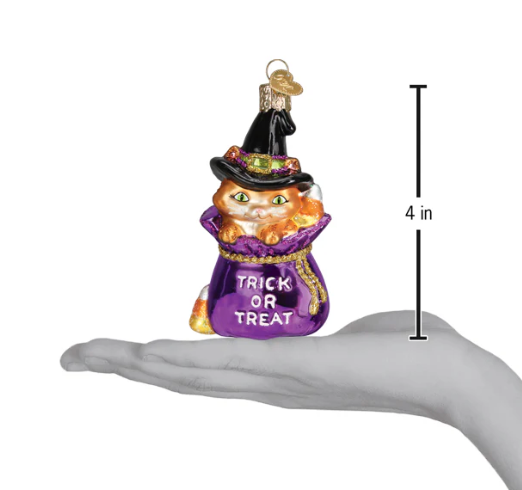 Trick or Treat Kitty Ornament - OWC