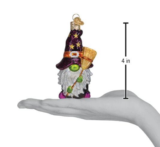 Witch Gnome Ornament - OWC