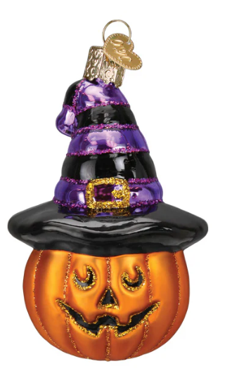 Witch Pumpkin Ornament - OWC