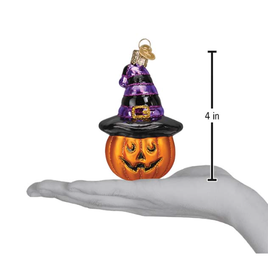 Witch Pumpkin Ornament - OWC