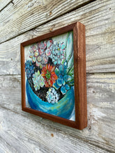 Load image into Gallery viewer, Succulents. Original painting on reclaimed wood
