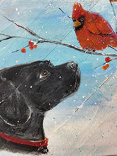 Load image into Gallery viewer, Winter Friends - Hand-painted Wooden Square Pallet Wood Wall Decor
