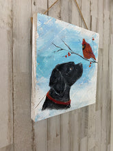 Load image into Gallery viewer, Winter Friends - Hand-painted Wooden Square Pallet Wood Wall Decor

