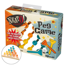 Load image into Gallery viewer, Boxed Peg Game by Toysmith with colorful pegs and puzzle illustration.
