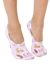 Load image into Gallery viewer, No-Show Liner Socks - "Cat Person" - Pink
