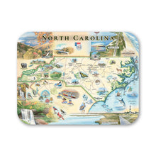 Load image into Gallery viewer, North Carolina Map Serving Trays: Large Rectangle
