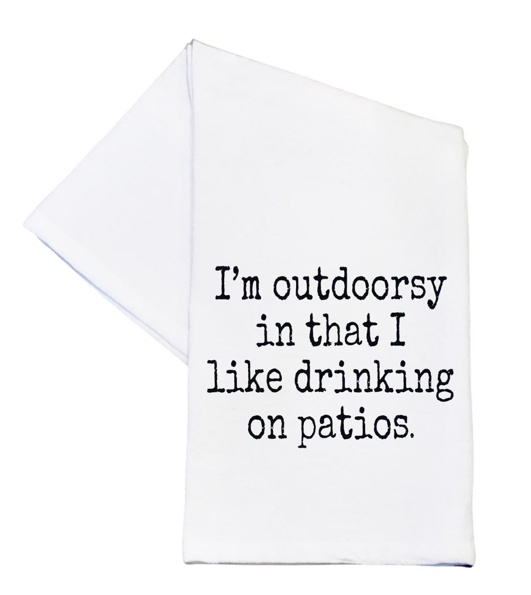 Tea Towel with Outdoorsey theme