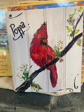Load image into Gallery viewer, PaPa Cardinal - Original painting on reclaimed wood
