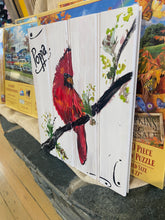 Load image into Gallery viewer, PaPa Cardinal - Original painting on reclaimed wood
