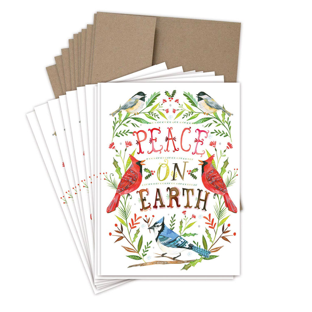 Peace On Earth Holiday Boxed Cards - Set of 10