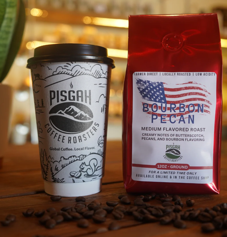 Pisgah Roasters- Limited Edition Bourbon Pecan Whole Bean Coffee