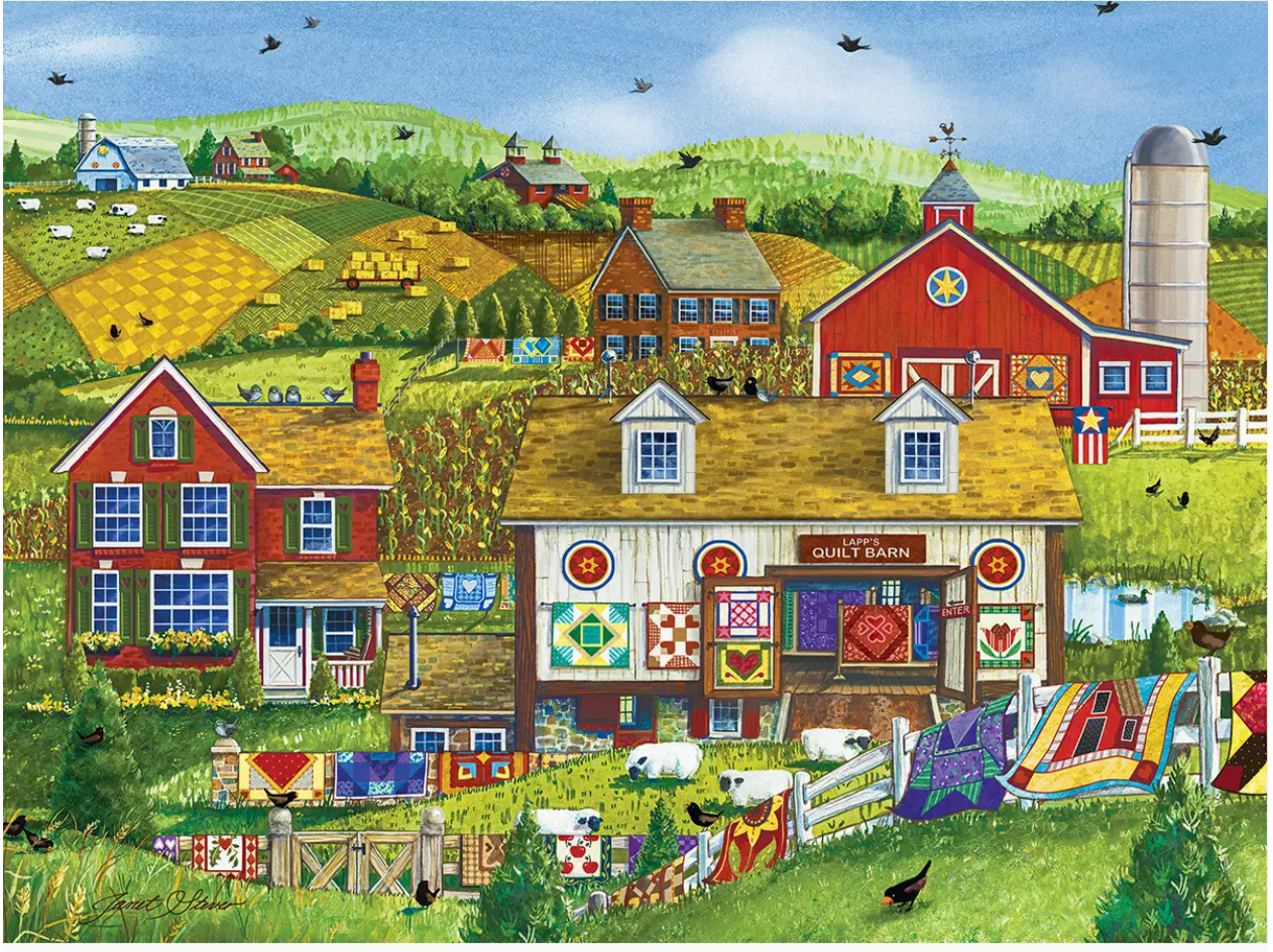 image of a quilt barn