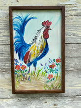 Load image into Gallery viewer, Rooster #22 Original Painting on Reclaimed Wood
