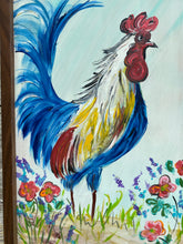Load image into Gallery viewer, Rooster #22 Original Painting on Reclaimed Wood
