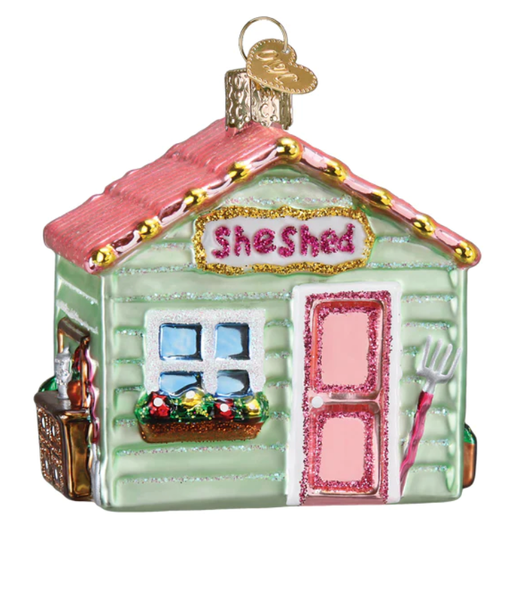 She Shed Ornament - Old World Christmas