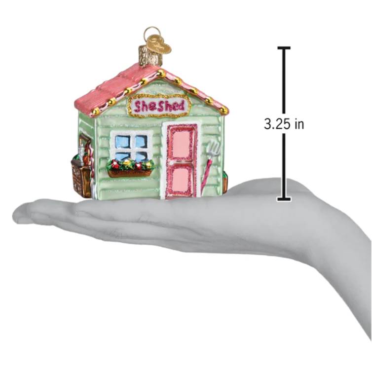 She Shed Ornament - Old World Christmas