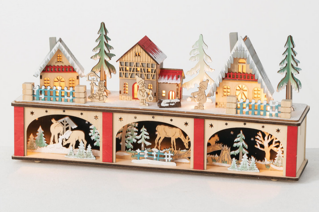Sullivans - LED TIERED ALPINE VILLAGE
