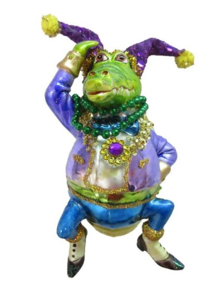 December Diamonds - Mr. Mardi Gras Crocodile