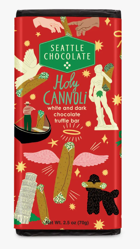 Holy Cannoli Truffle Bar - Seattle Chocolate - 2.5 oz
