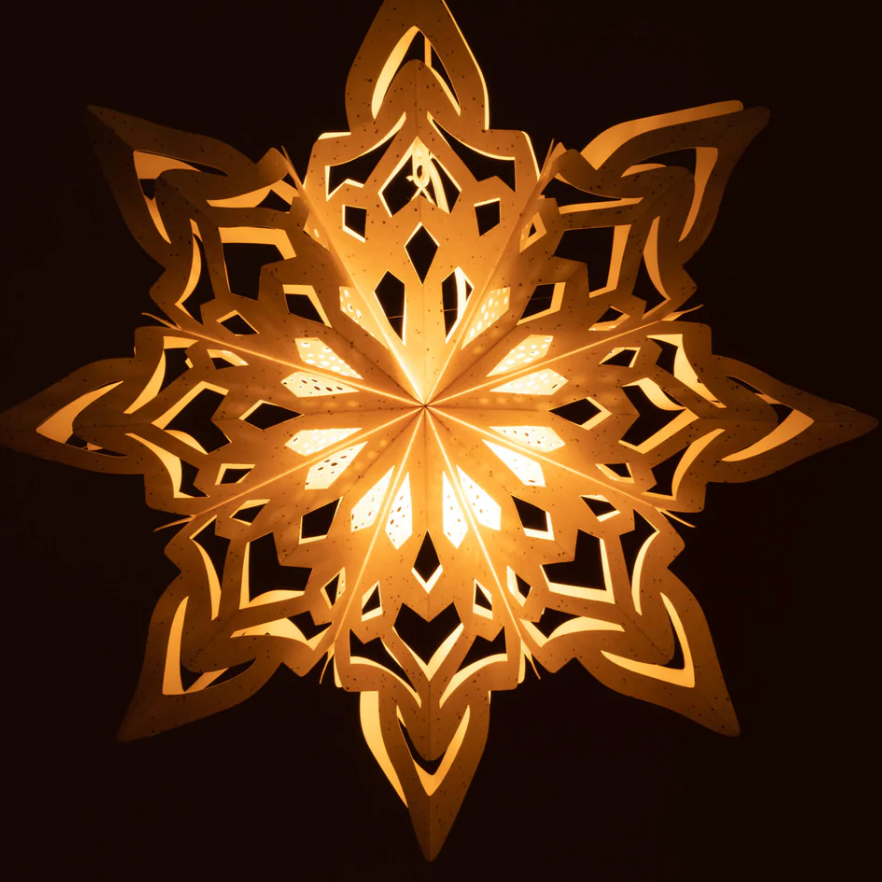 Sullivans Paper Snowflake - Illuminated
