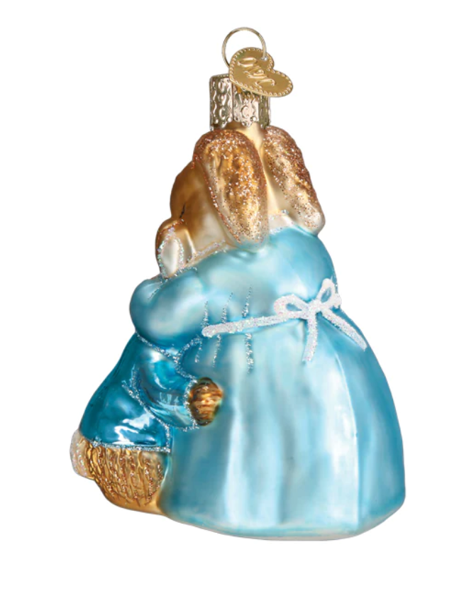 Mrs. Rabbit and Peter Rabbit Ornament  Ornament - Old World Christmas