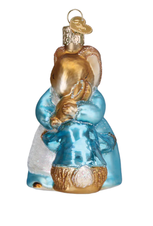 Mrs. Rabbit and Peter Rabbit Ornament  Ornament - Old World Christmas