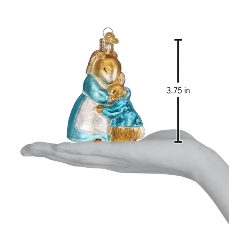 Mrs. Rabbit and Peter Rabbit Ornament  Ornament - Old World Christmas