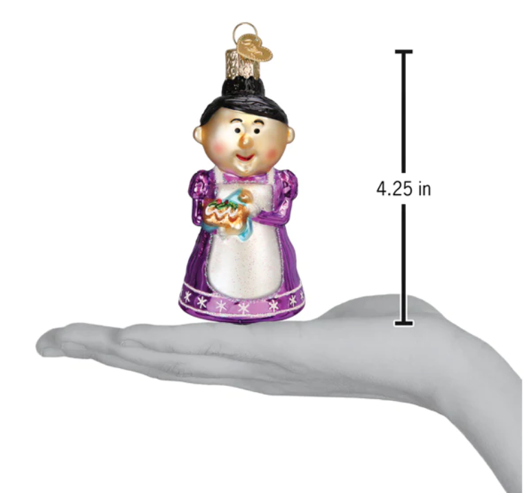 Cheery Mrs. Claus Ornament from Rudolph the Red Nosed Reindeer- Old World Christmas