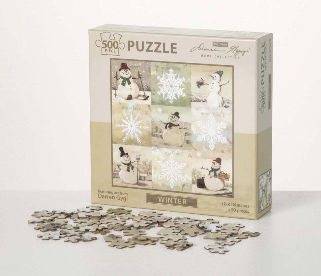 DARREN GYGI SNOWMAN PUZZLE