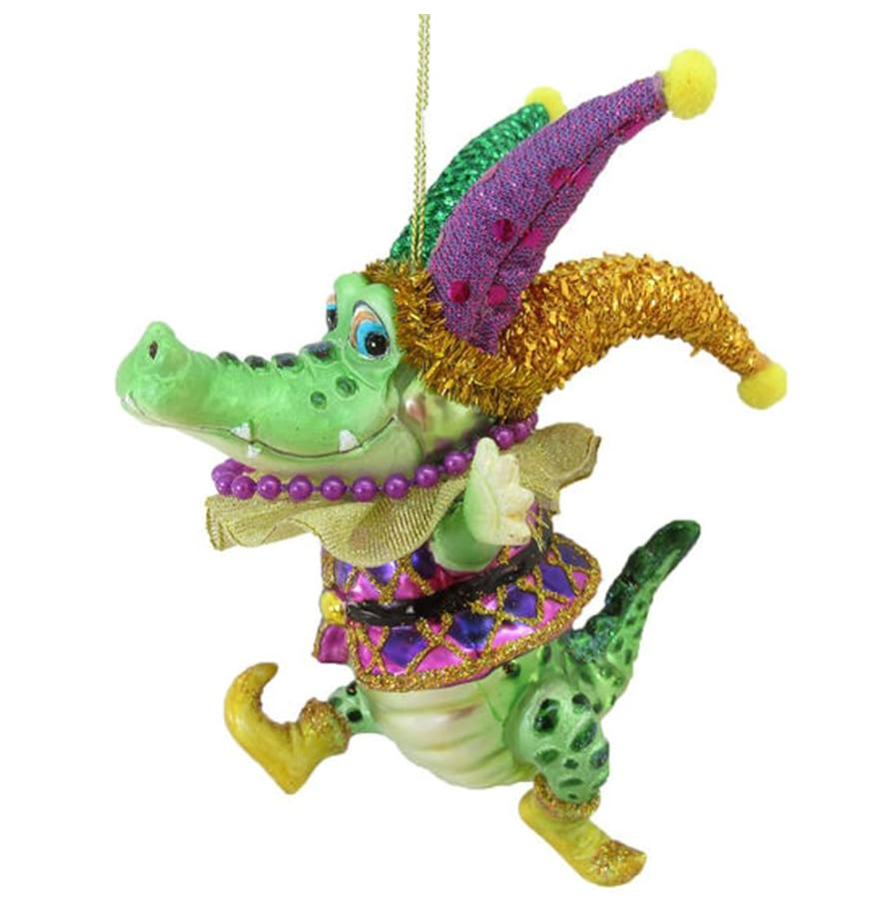 Jester Alligator  Running - December Diamonds - 6"