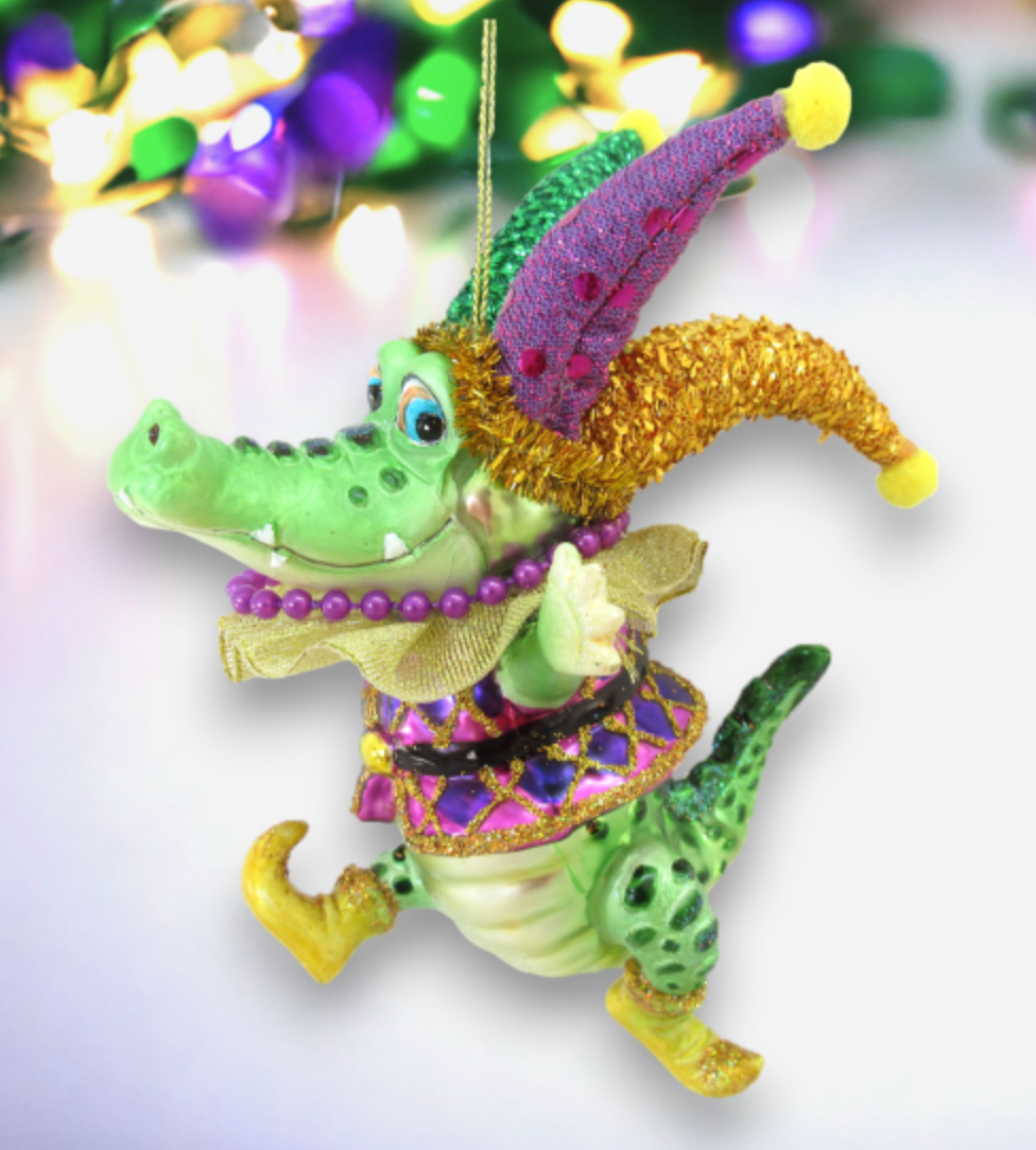 Jester Alligator  Running - December Diamonds - 6"