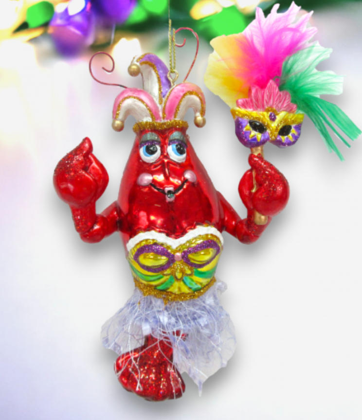 Mardi Gras Crawfish - December Diamonds - 6"