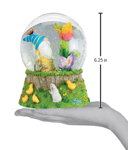 Spring Garden Gnome - Old World Christmas Snowglobe