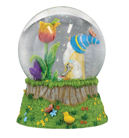 Spring Garden Gnome - Old World Christmas Snowglobe