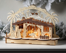 Load image into Gallery viewer, LIGHTED NATIVITY SCENE - Sullivans
