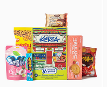 Load image into Gallery viewer, Korea Tasting Adventure | Exotic Snacks &amp; Candy Gift Box
