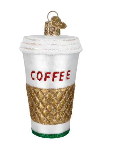 Coffee To Go  Ornament - Old World Christmas