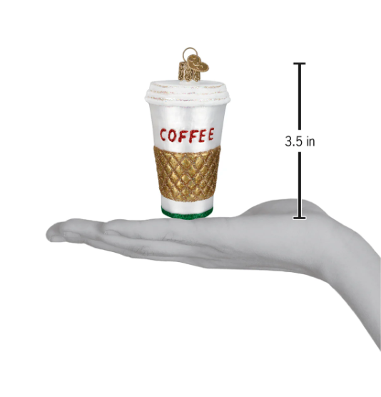 Coffee To Go  Ornament - Old World Christmas