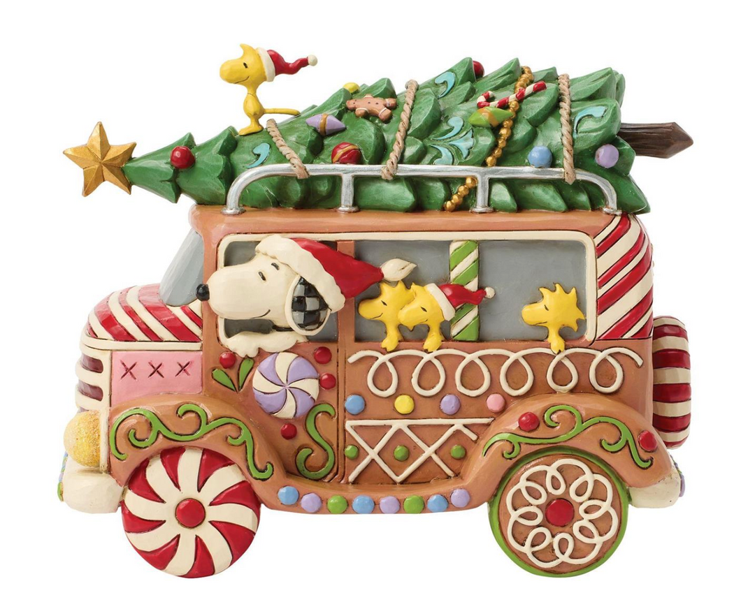 Jim Shore - Peanuts Gingerbread Van