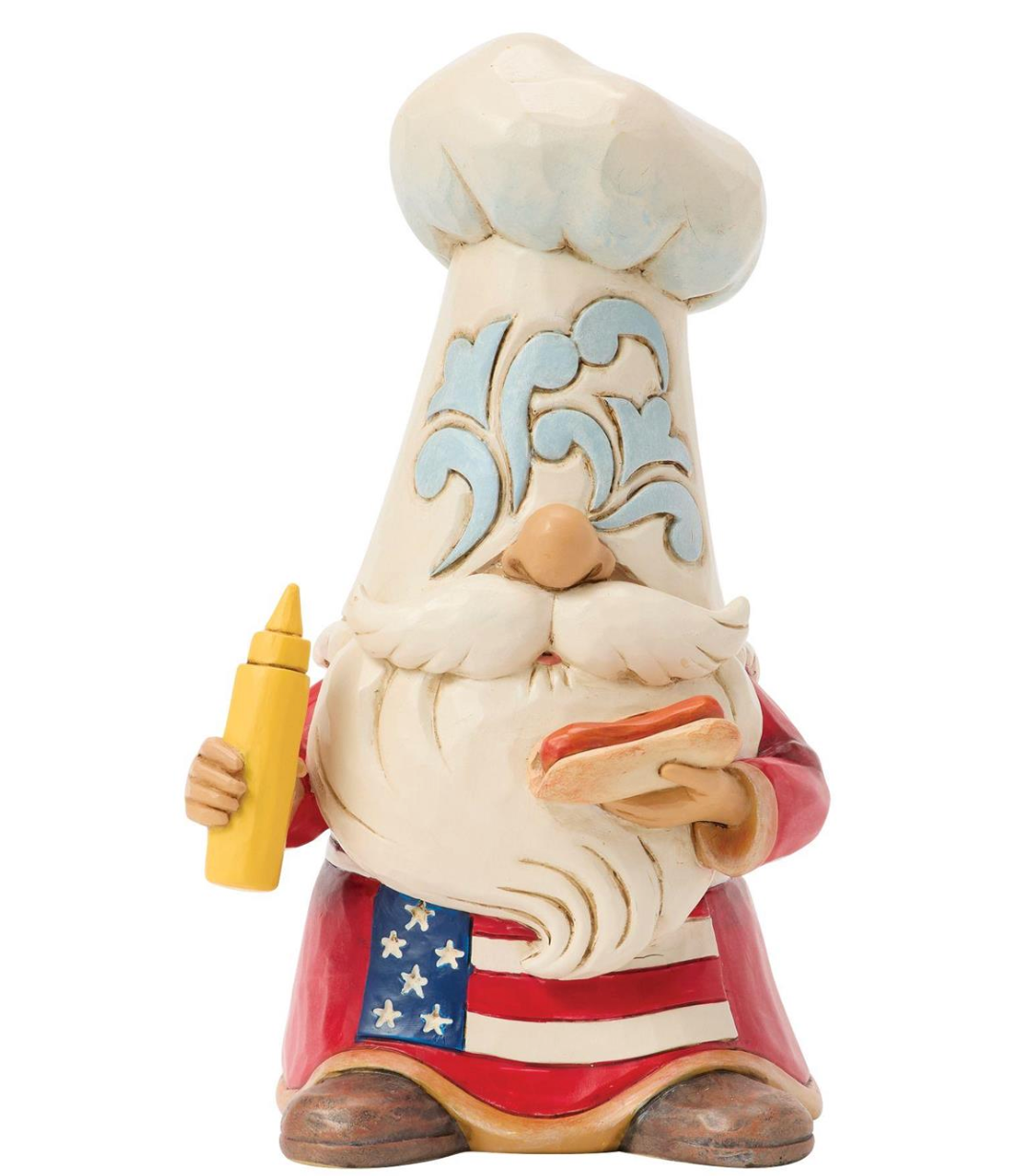 Jim Shore - Patriotic Grilling Gnome Fig