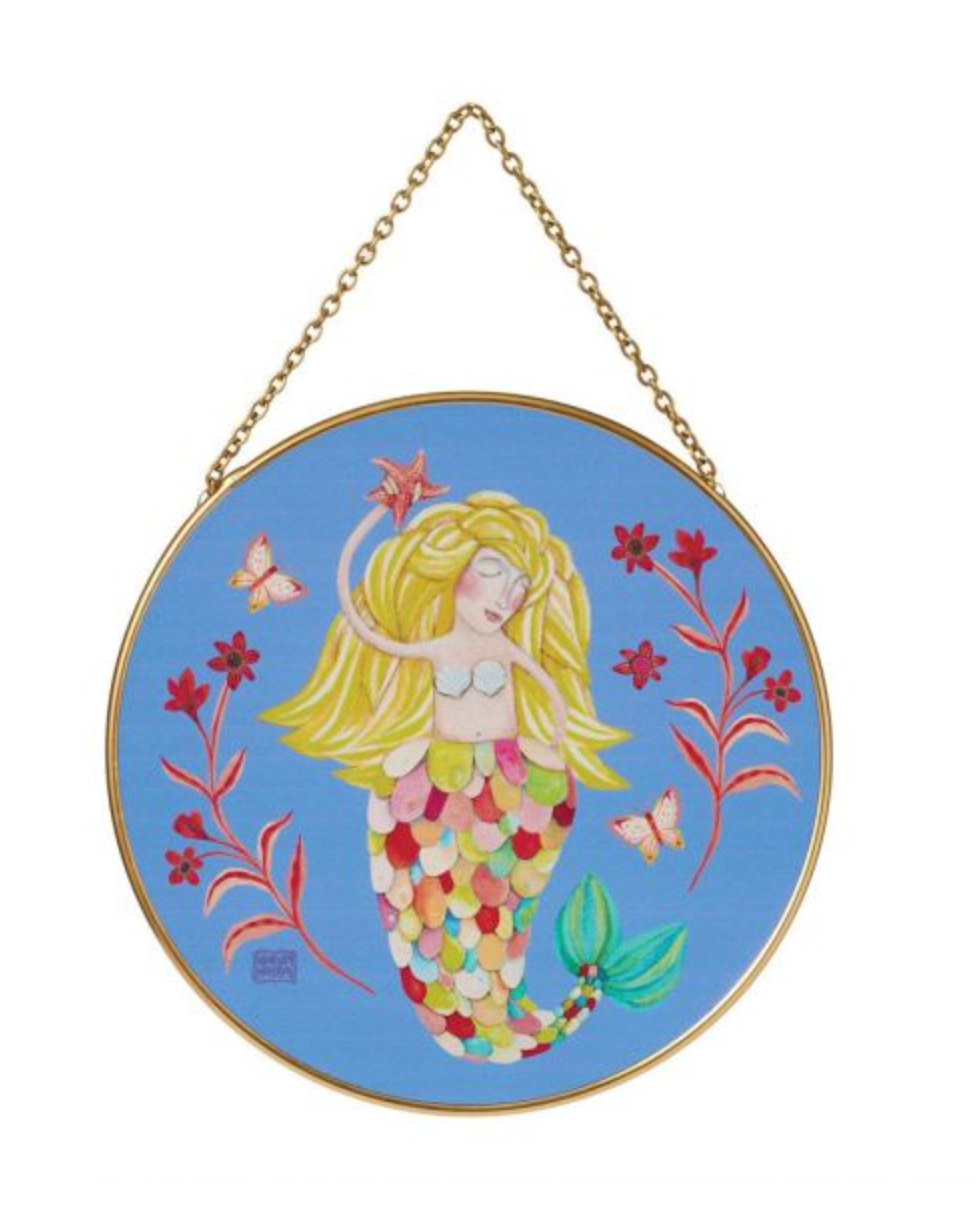 Allen Designs Mermaid Sun Catcher - 6" round