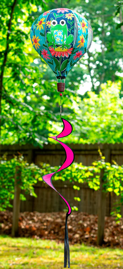 Welcome Friends Frog Balloon Spinner